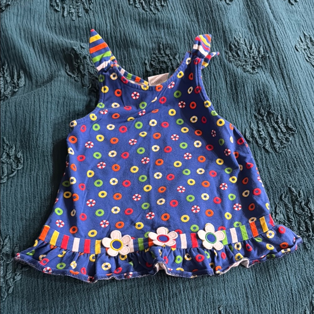Florence Eiseman Blue Floral Top